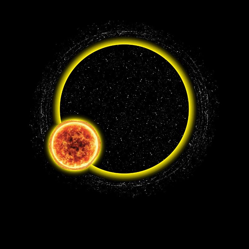 Astronome d’astronomie de l’éclipse lunaire