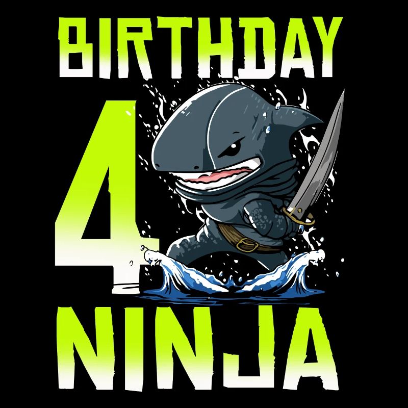 Shark Ninja I’m 4 - Action Anniversaire sous-marin
