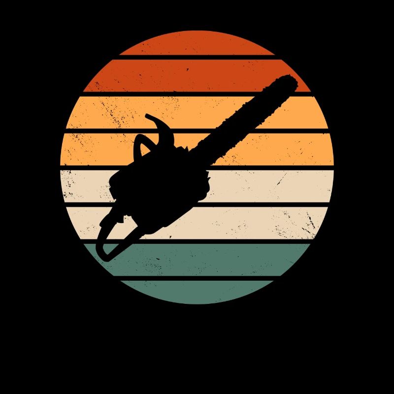 Tronçonneuse rétro