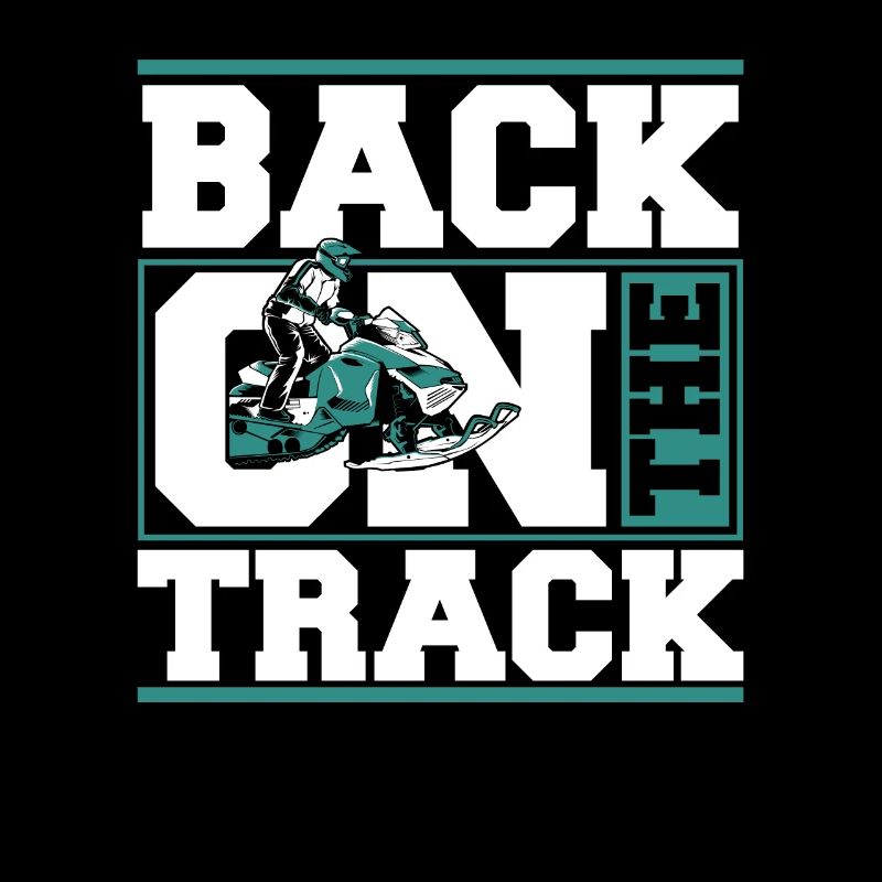 Back On The Track Snow Motorcycle Snowmobile