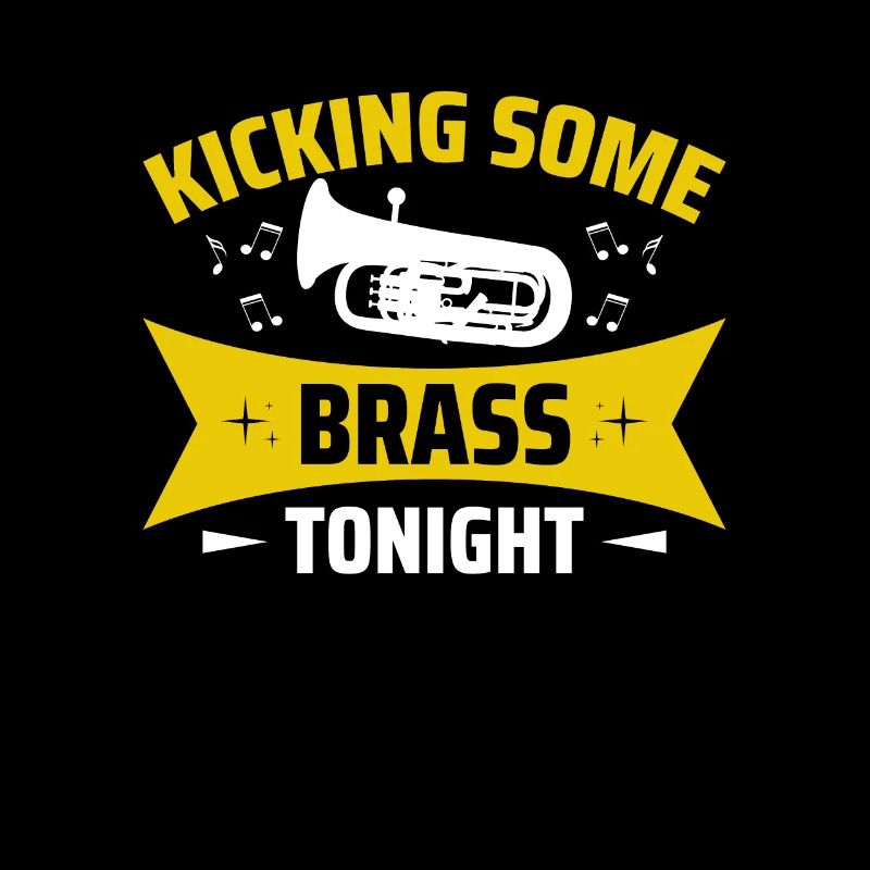 Deep brass marching baritone euphonium