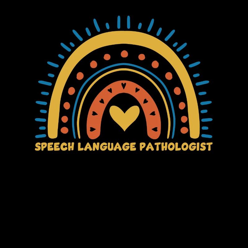 Cute speech pathologist rainbow