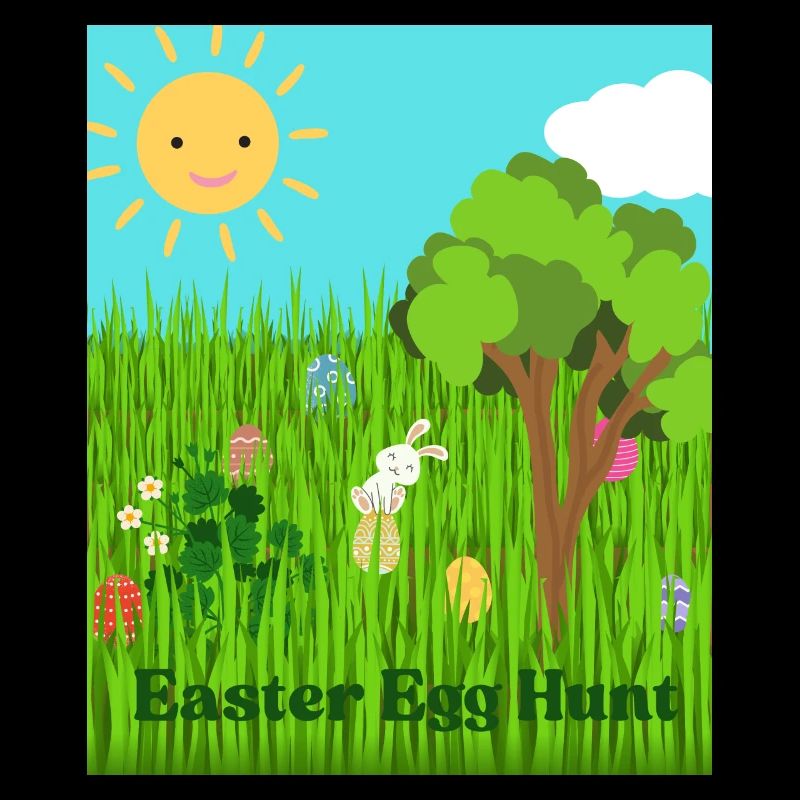 Ostereiersuche- Easter Egg Hunt - Ostern