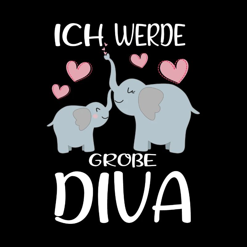 Werde Große Schwester Diva Verkünden Elefanten