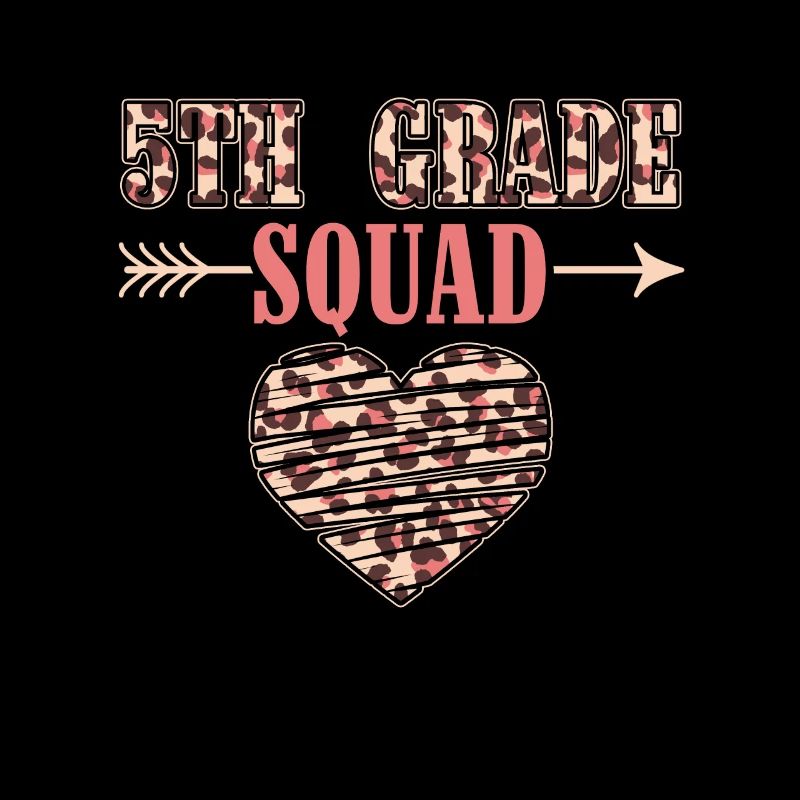 5th Grade Squad Teacher Fifth Student Team Back