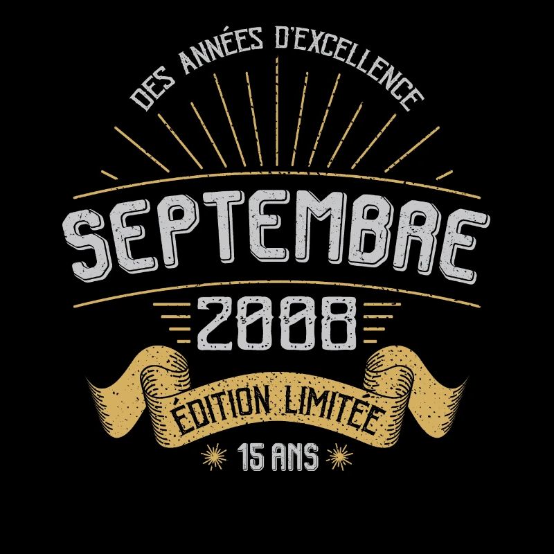 Septembre 2008 Original Idée Cadeau Anniversaire