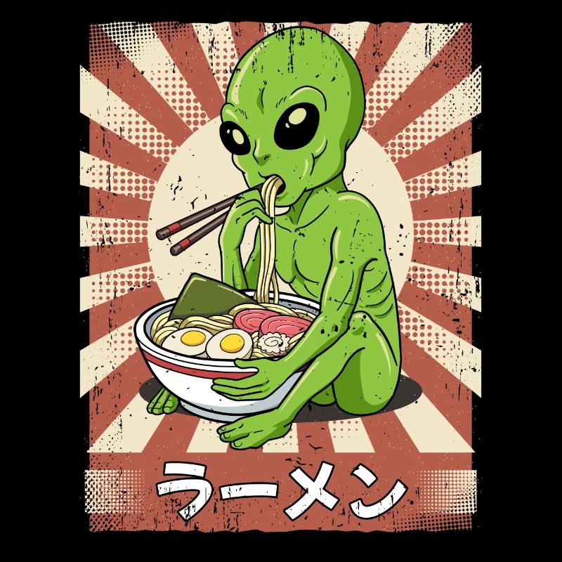 ramen alien noodle soup ramen