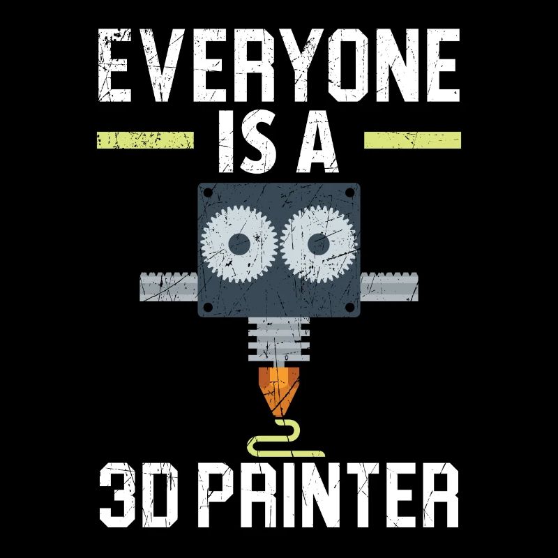 Jeder ist ein 3D-Drucker, Machinist, CNC-Programmi