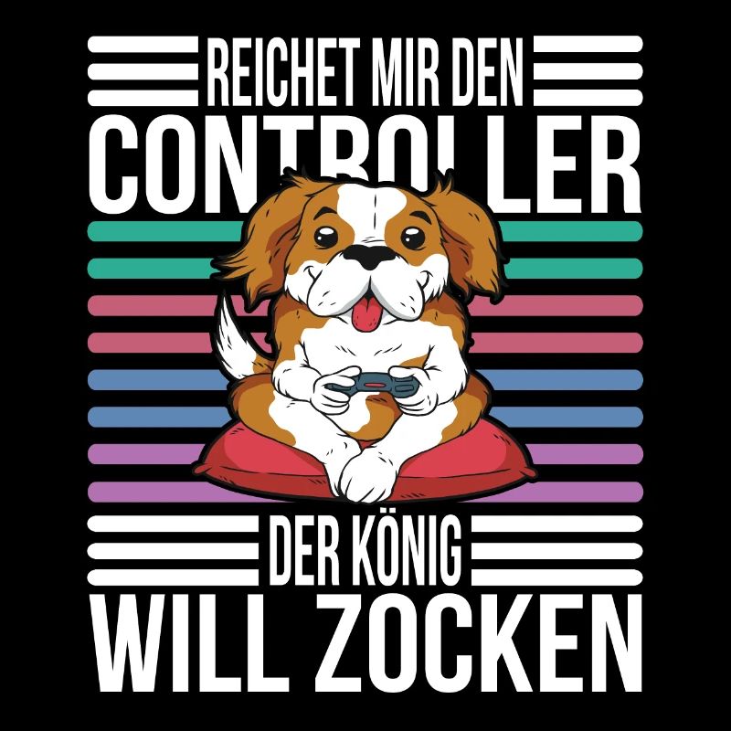 Reichet mir den Controller König Gaming Zocken