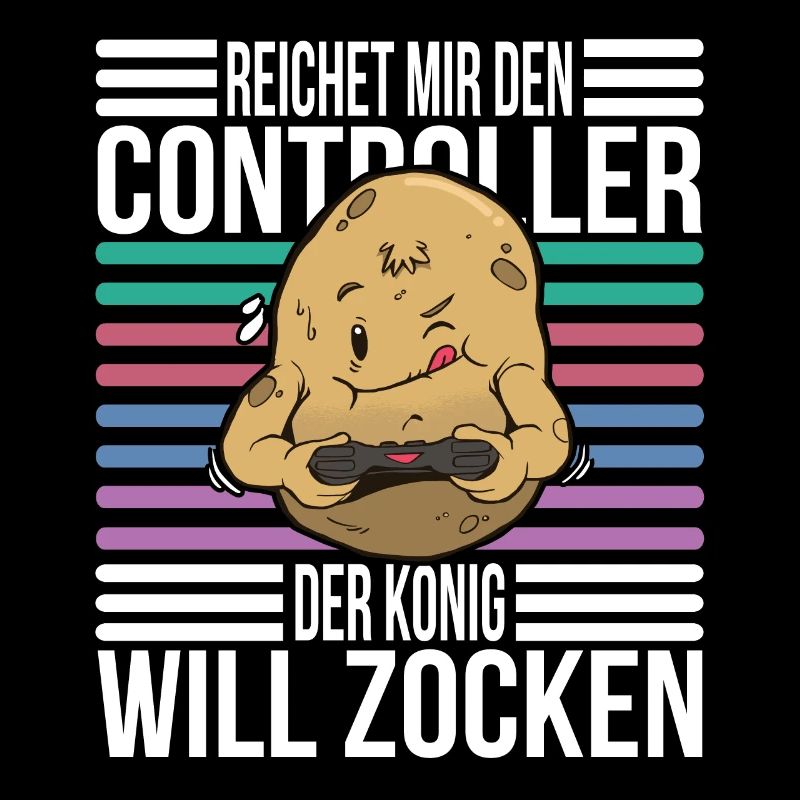 Gaming Zocker Reichet mir den Controller König