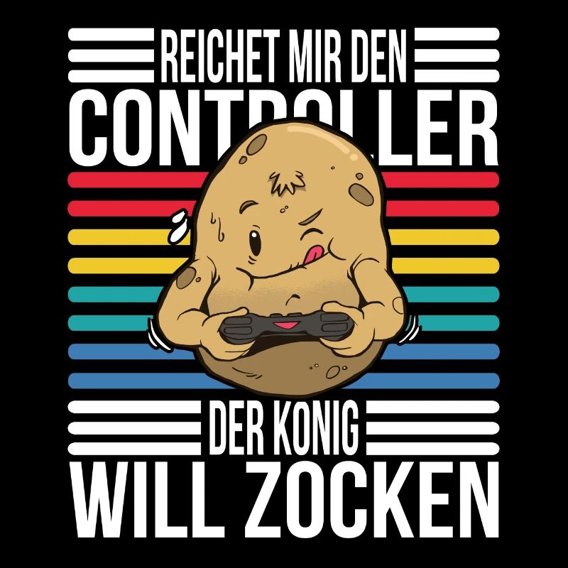 Gaming Zocken Reichet mir den Controller König