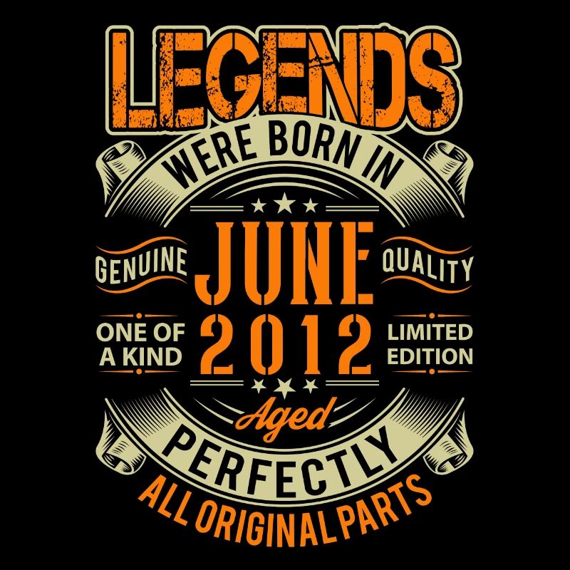 2012 Juni Geburtstag Legende