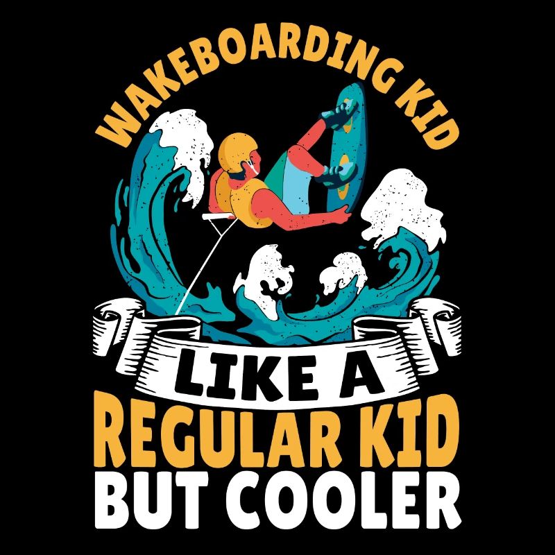Wakeboarding Kid Like A Regular Kid But Cooler