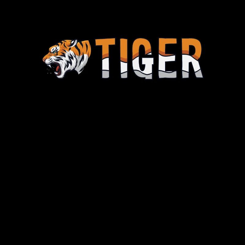 Tiger Text Wildcat Big Cat King Tiger