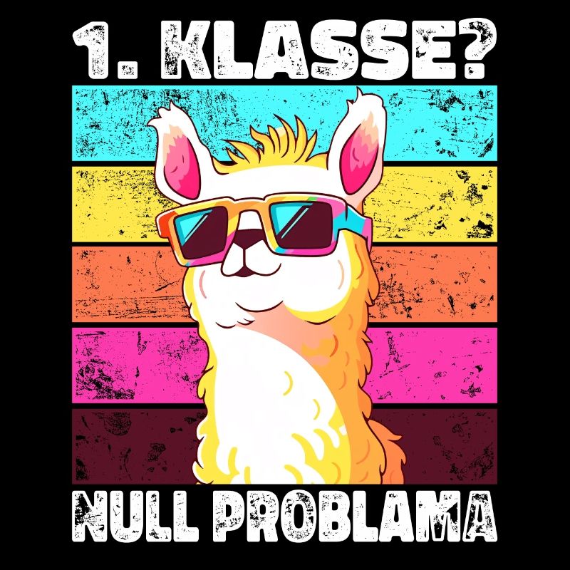 1. Klasse Null Problama Lama Einschulung Geschenk