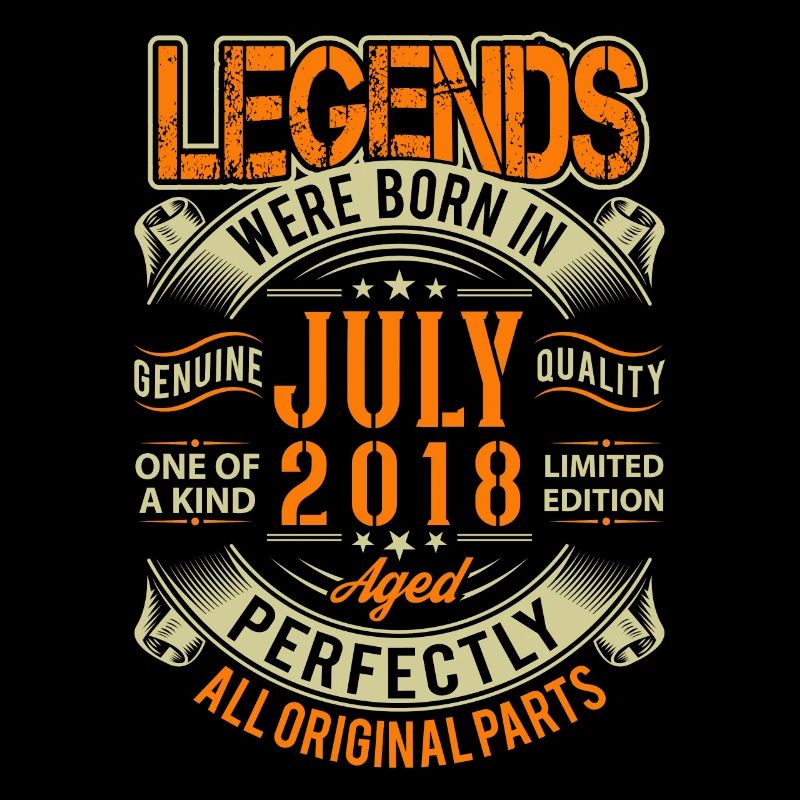 2018 Juli Geburtstag Legende