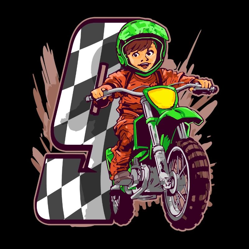 Ich Bin 9 Motocross Kid - Kindergeburtstag