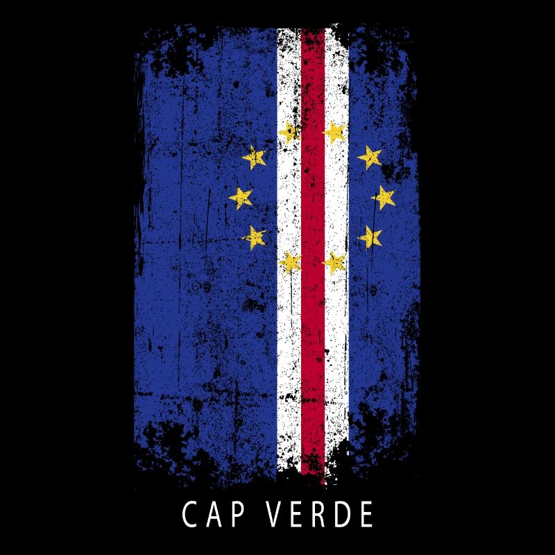 Souvenir avec le drapeau du pays du Cap-Vert