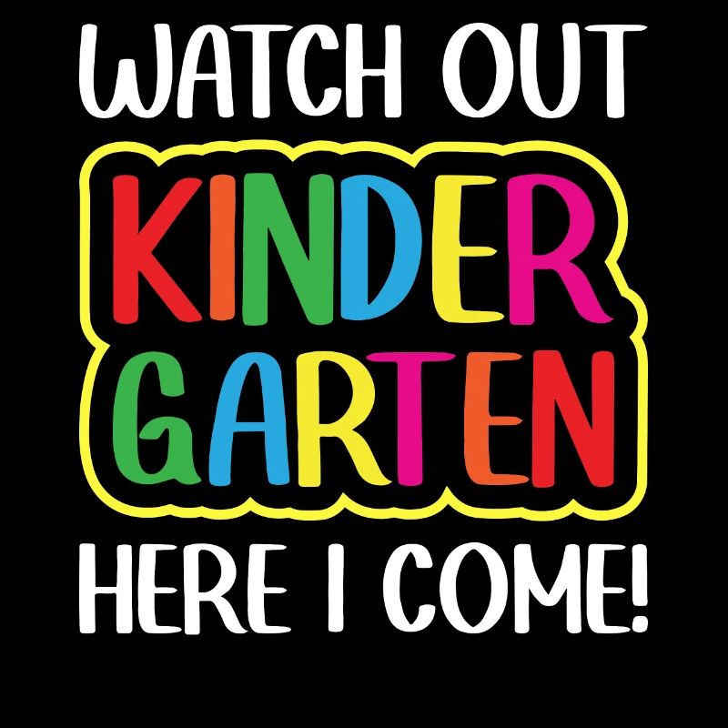 Kindergarten Kindergärtner Lehrer Regenbogenfarben