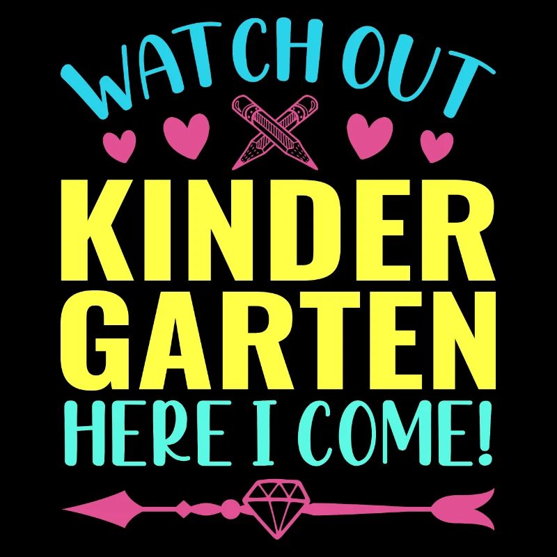 Kindergarten Kindergärtner Lehrer Regenbogenfarben