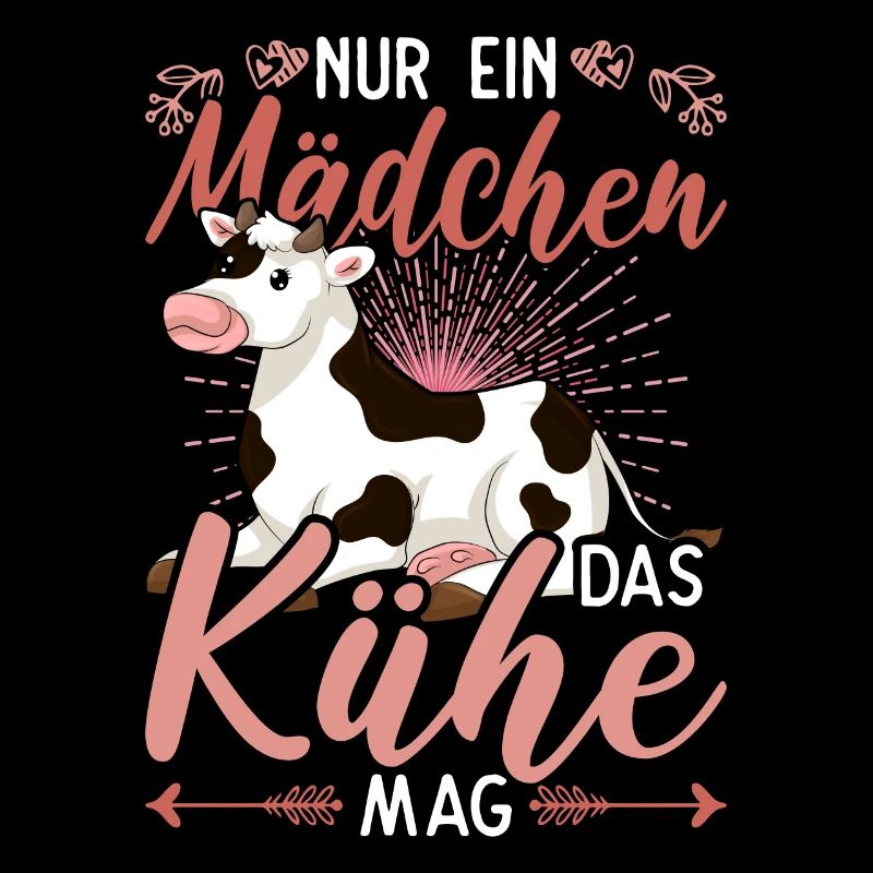 Bauernhof Tierliebhaber Bauer Mädchen Geschenk Kuh