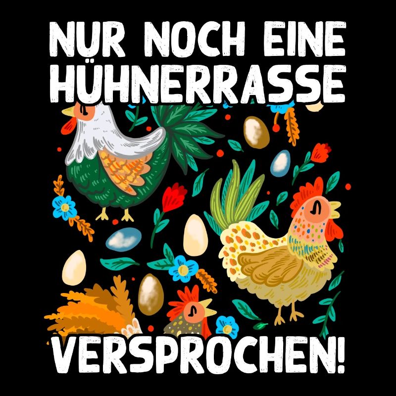 Nur noch eine Hühnerrasse versprochen Lustig Huhn