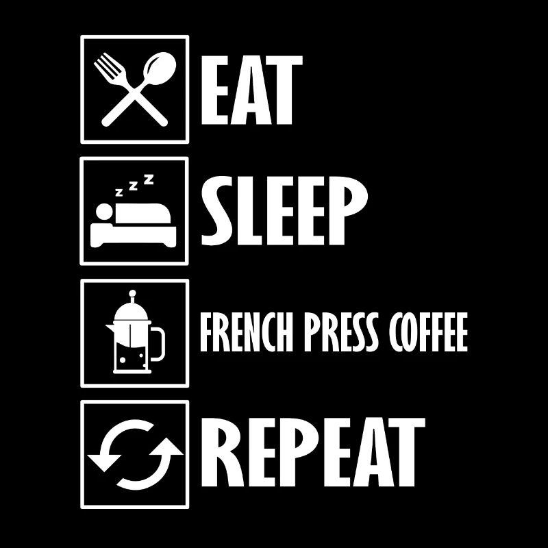 French pressed coffee