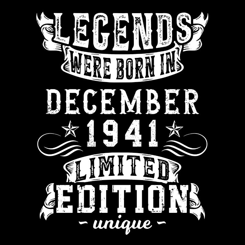 Date de naissance: Décembre 1941 année, Edition limitée
