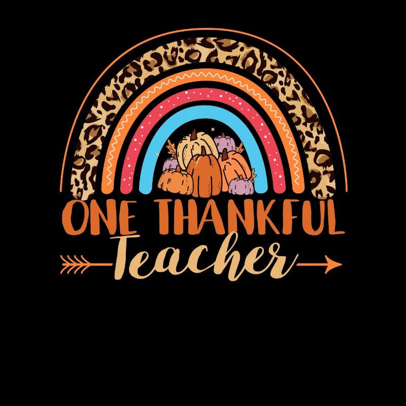 A Grateful Teacher Rainbow Leopard Teacher