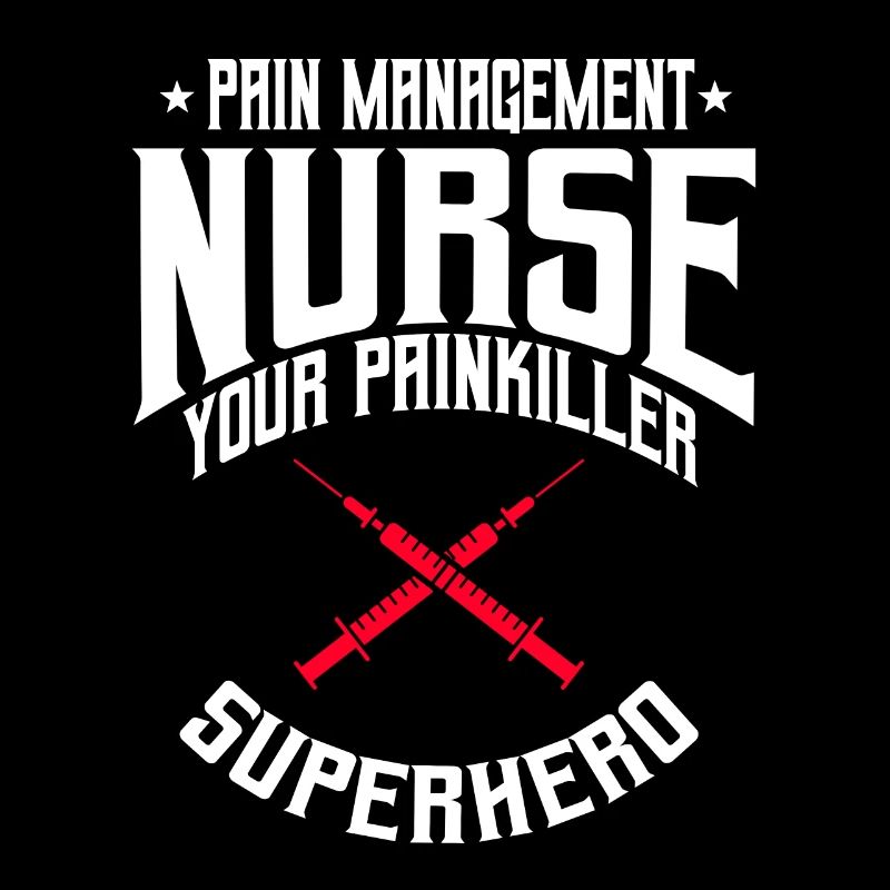 Schmerztherapie Krankenschwester Superheld