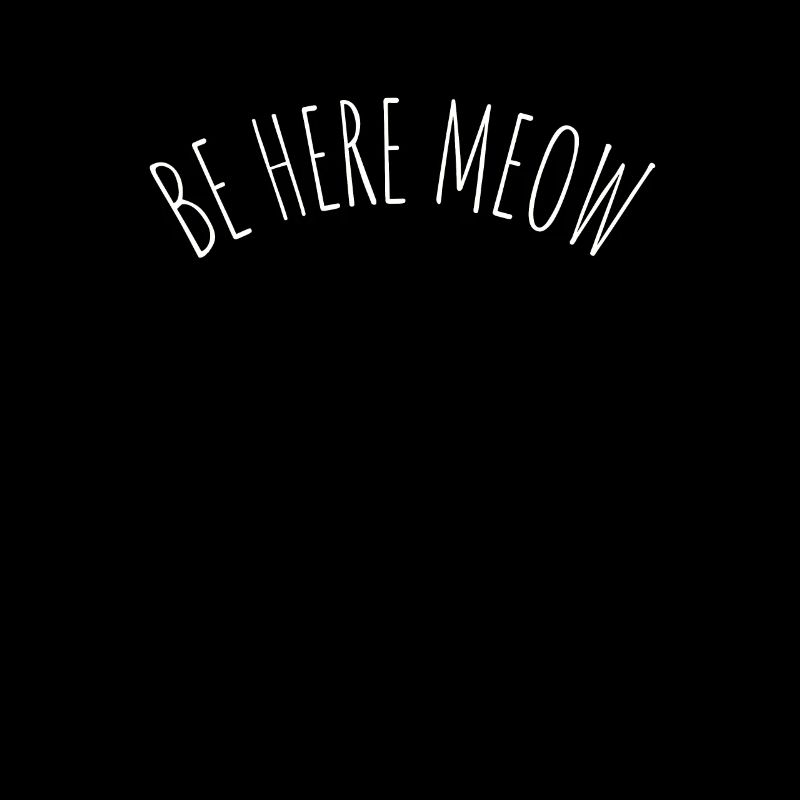 Chat de yoga - Be Here Meow