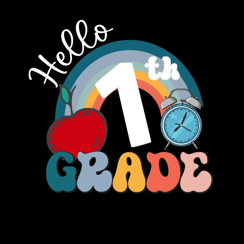 Hello 1st Grade Back To School First Day
