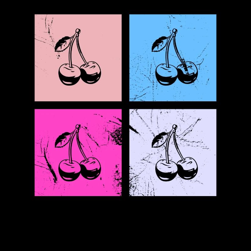 Cherry Retro Fruit Fruit Cherries