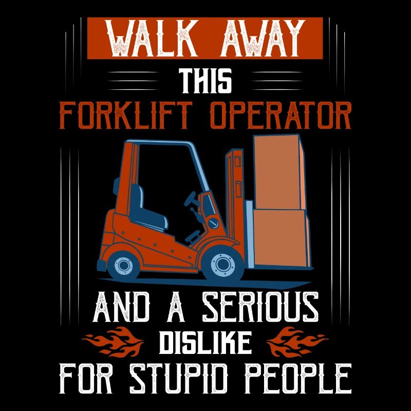 Walk Away This Forklift Operator Has Anger Issues