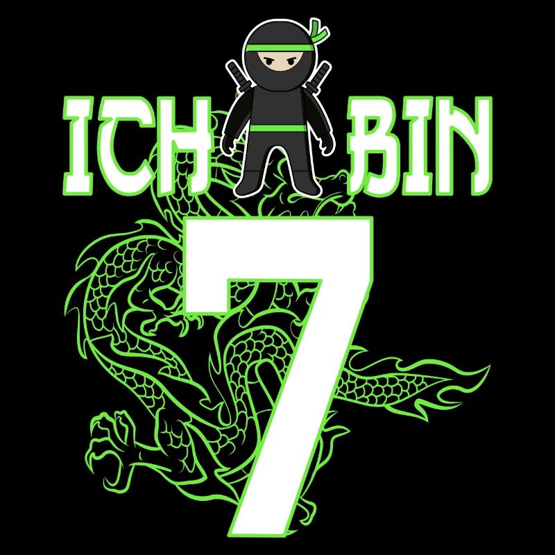 7. Geburtstag Geschenk Kinder Ninja