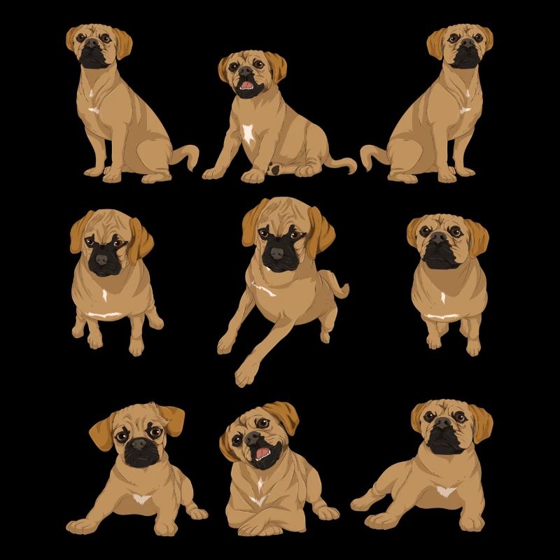 Hundebesitzer Hundehalter Hunde Geschenk Puggle