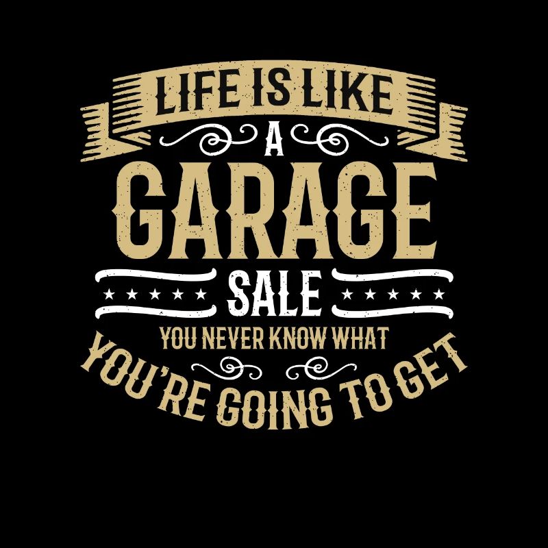 La vie de vente de garage est comme une vente de garage