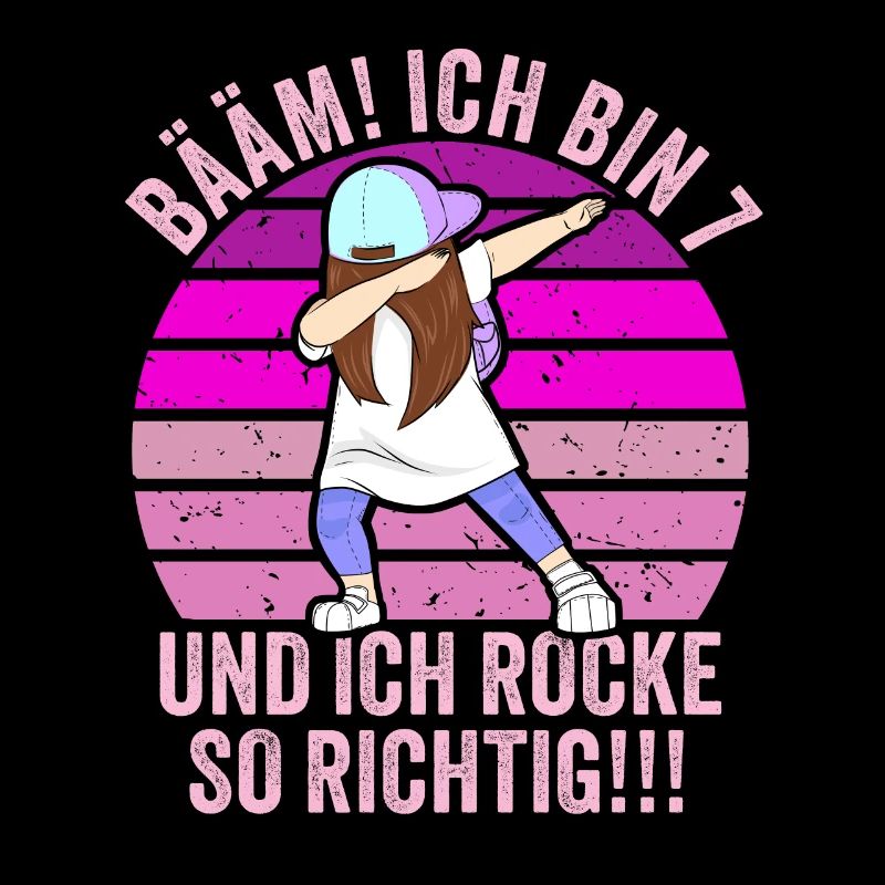 7 Jahre Mädchen Geschenk 7. Geburtstag Sieben