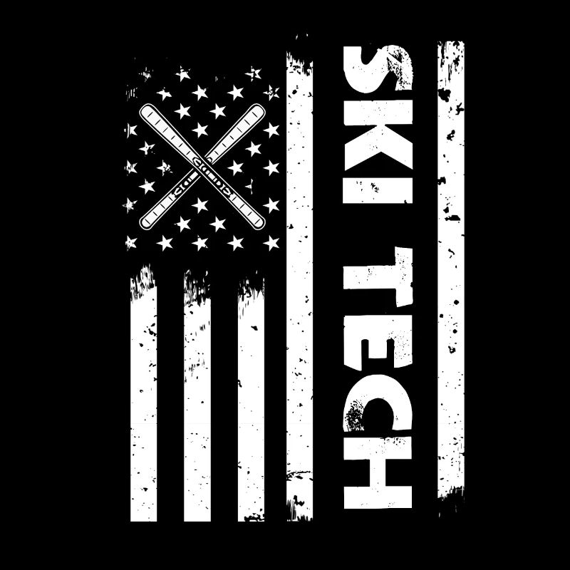 Drapeau des États-Unis Ski Tech Apparel Amérique