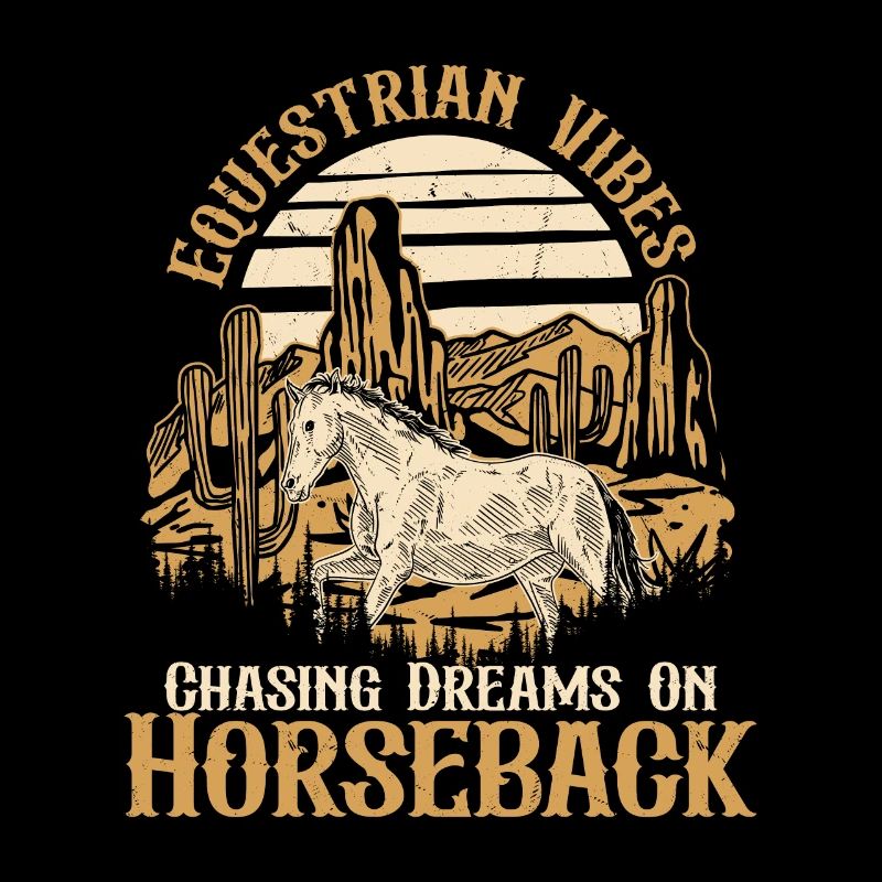 Equestrian Vibes, Chasing Dreams On Horseback. Hor