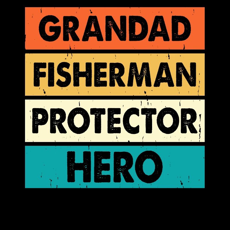 Opa Angler Beschützer Held