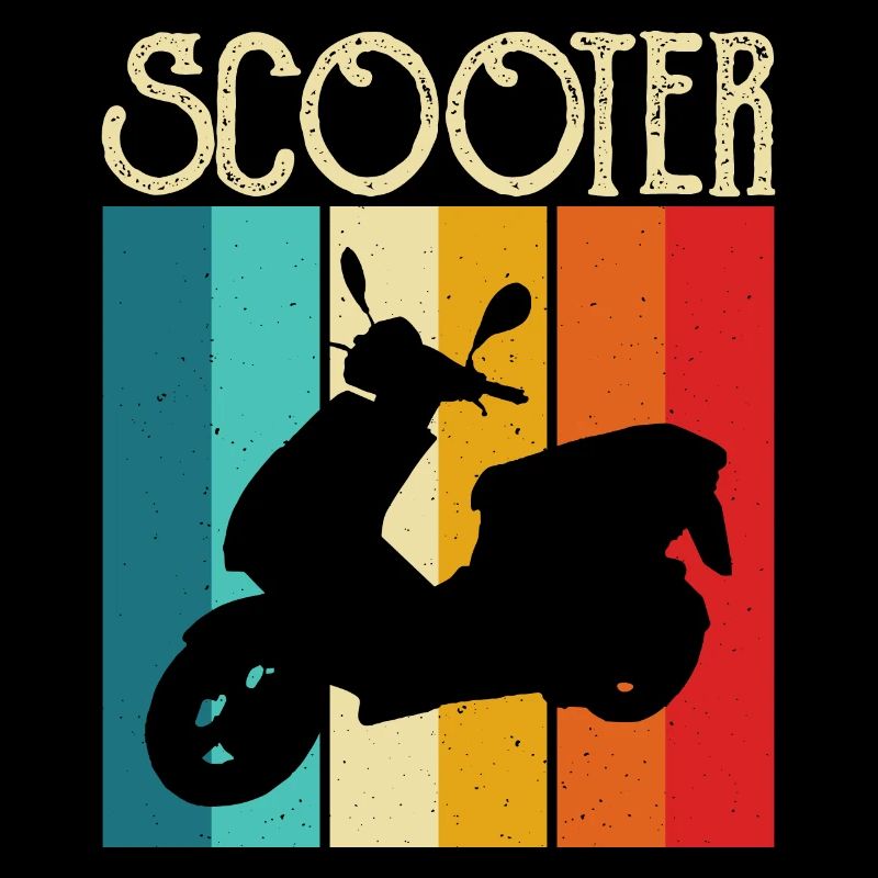 Roller Rollerfahrer Motorroller