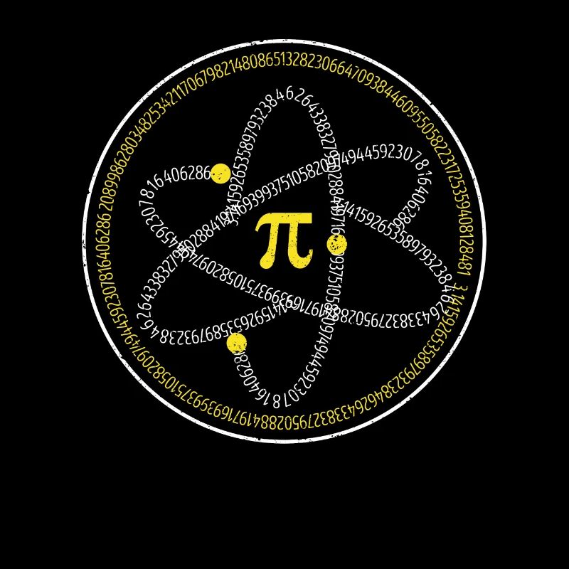 Atom Pi Day Math Science 3.14 Geek Enseignant Élève