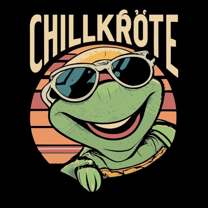 Relaxed turtles Chill toad