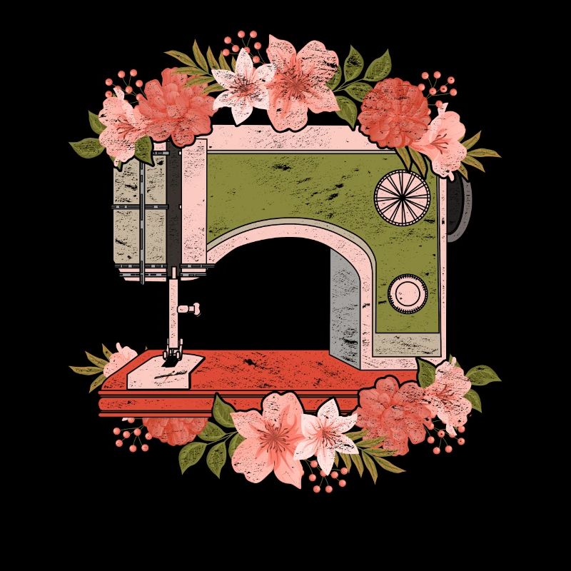 Sewing Machine Handmade Seamstress Gift Sewing