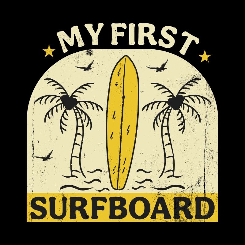 My first surfboard
