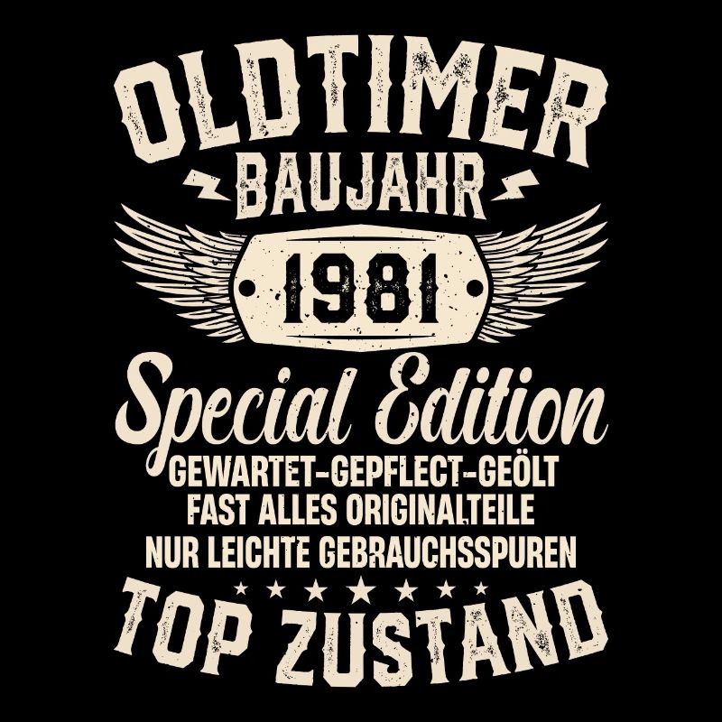 Oldtimer Geschenk 1981 Geburtstag