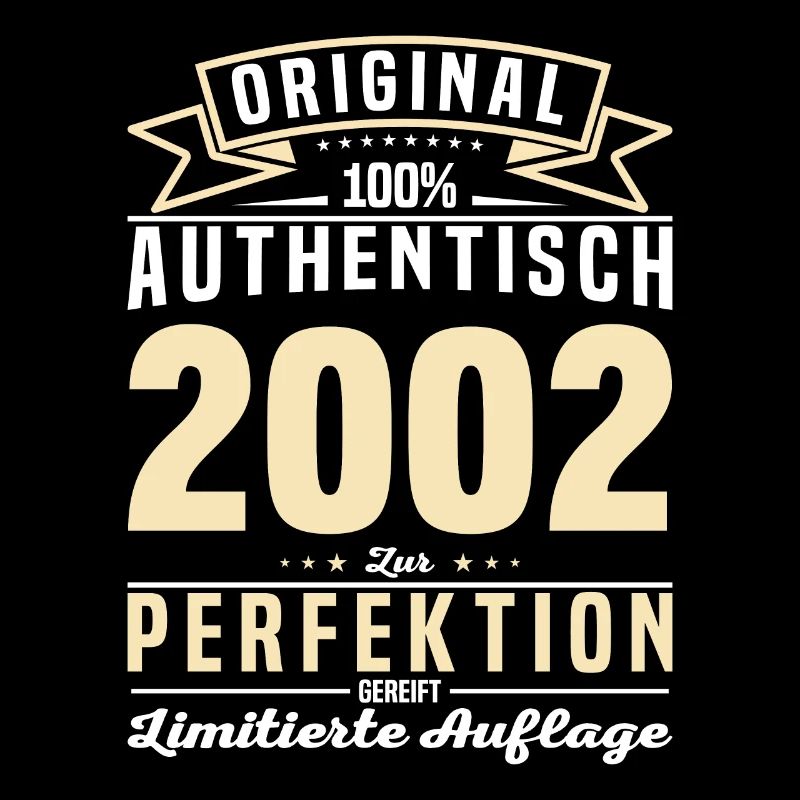 Authentisches 2002 Geburtstagsgeschenk