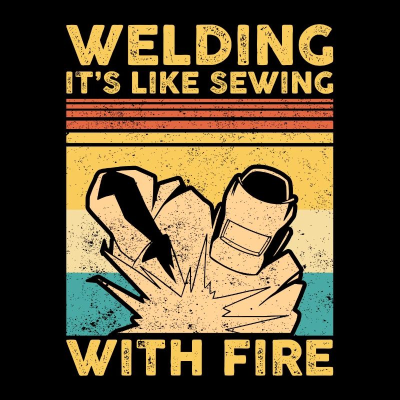 Welding Like Sewing With Fire Metal Structure Welding