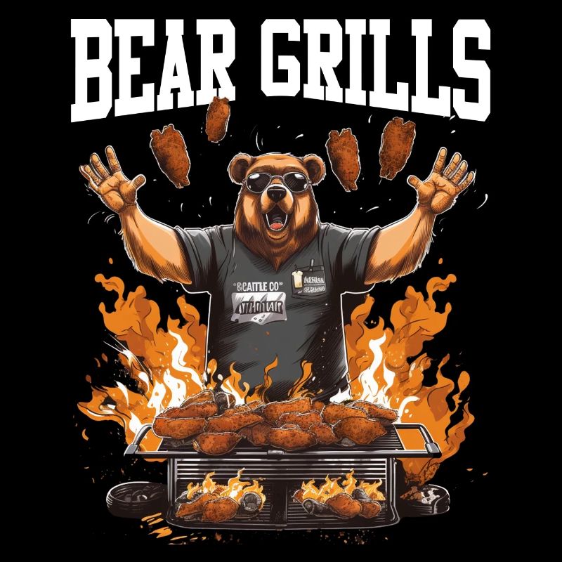 Bear Grills Barbecue BBQ Grilling Wilderness